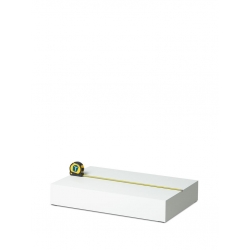 Socle pour magasin, blanc mat, 40 x 60 x 10 cm (lxLxh)