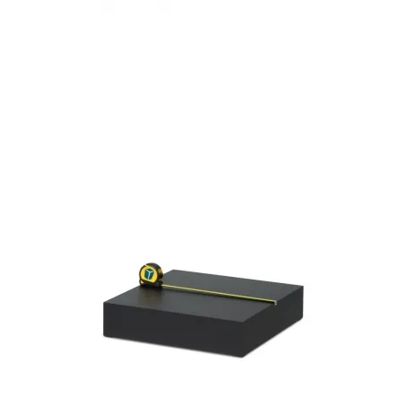 Socle pour magasin, noir mat, 45 x 45 x 10 cm (lxLxh)