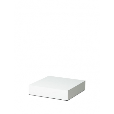Socle pour magasin, blanc mat, 45 x 45 x 10 cm (lxLxh)