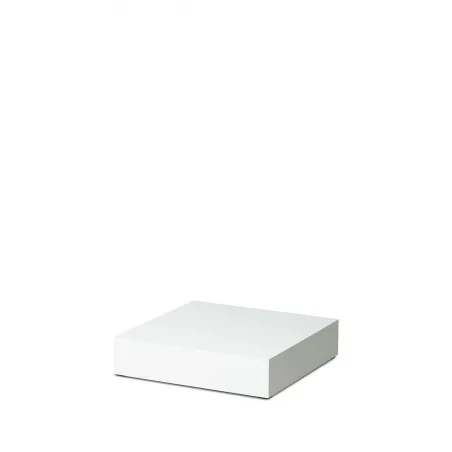 Socle pour magasin, blanc mat, 45 x 45 x 10 cm (lxLxh)