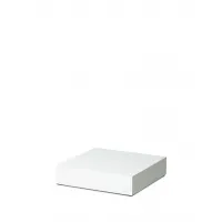 Socle pour magasin, blanc mat, 45 x 45 x 10 cm (lxLxh)