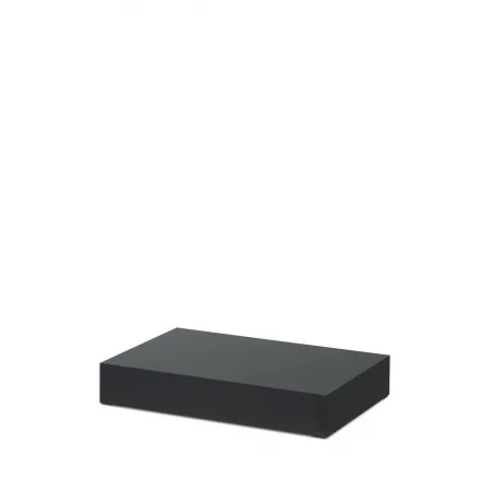 Socle pour magasin, noir mat, 40 x 60 x 10 cm (lxLxh)