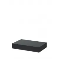 Socle pour magasin, noir mat, 40 x 60 x 10 cm (lxLxh)