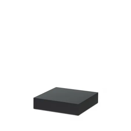 Socle pour magasin, noir mat, 45 x 45 x 10 cm (lxLxh)