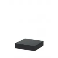 Socle pour magasin, noir mat, 45 x 45 x 10 cm (lxLxh)
