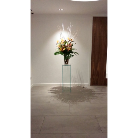 Socle verre | colonne verre | pilier verre