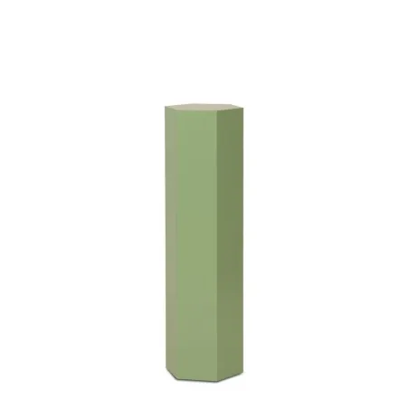 Hexagone socle, coloré, 30 x 100 cm