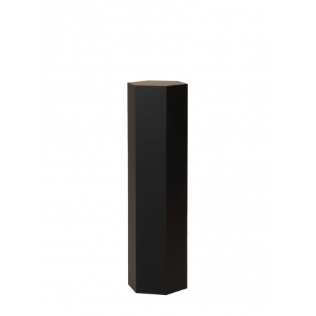 Hexagone socle, noir, 30 x 100 cm