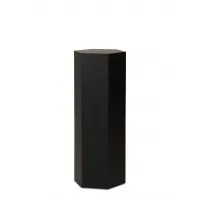 Hexagone socle, noir, 40 x 100 cm