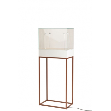 Vitrine présentoir avec tiroir
