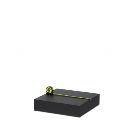 Socle pour magasin, noir 80 x 80 x 10 cm