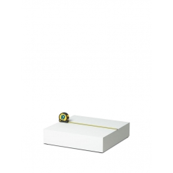 Socle pour magasin, blanc mat, 80 x 80 x 10 cm (lxLxh)