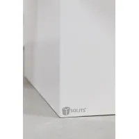 Socle MDF blanc brillant | Colonne blanc décorative | Pilier blanc