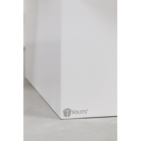 Socle MDF blanc brillant | Colonne blanc décorative | Pilier blanc