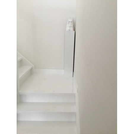 Socle MDF blanc brillant | Colonne blanc décorative | Pilier blanc Socle MDF blanc brillant | Colonne blanc décorative | Pilier blanc