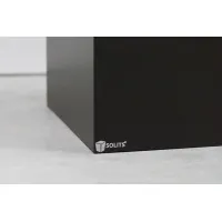 Socle MDF noir satiné / | Colonne noir décorative | Pilier noir