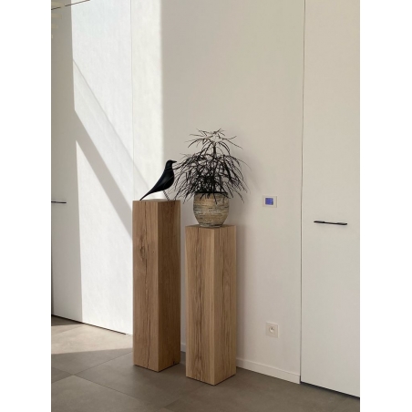 Socle bois de chêne | colonne de chêne | pilier de chêne Socle bois de chêne | colonne de chêne | pilier de chêne