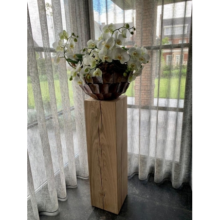 Socle bois de chêne | colonne de chêne | pilier de chêne Socle bois de chêne | colonne de chêne | pilier de chêne