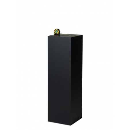 Socle MDF noir brillant / | Colonne noir décorative | Pilier noir Socle MDF noir brillant / | Colonne noir décorative | Pilier noir