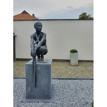 Pierre bleue belge poncée