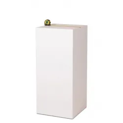 sokkels MDF blank overschilderbaar | zuilen MDF blank wit voorgegr