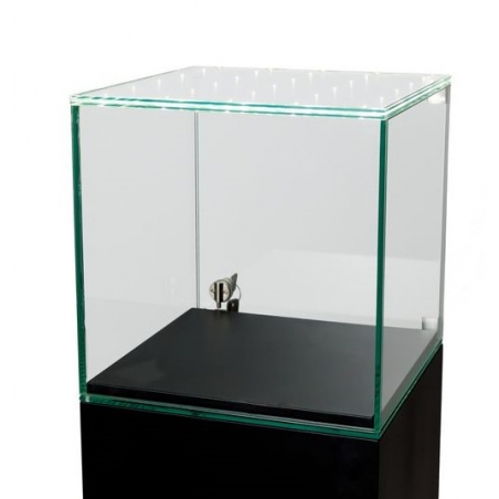 Vitrine en verre LED intégré