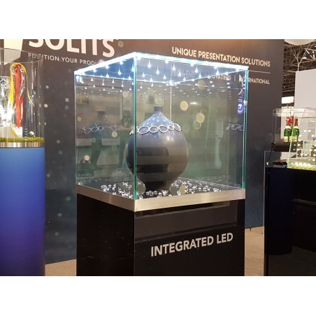 Vitrine en verre LED intégré