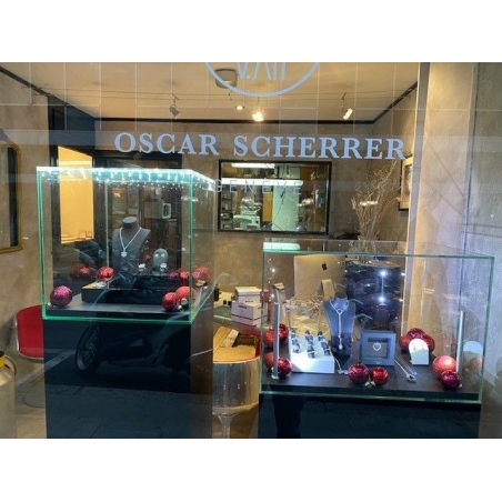 Vitrine en verre LED intégré