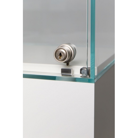 Vitrine en verre LED intégré