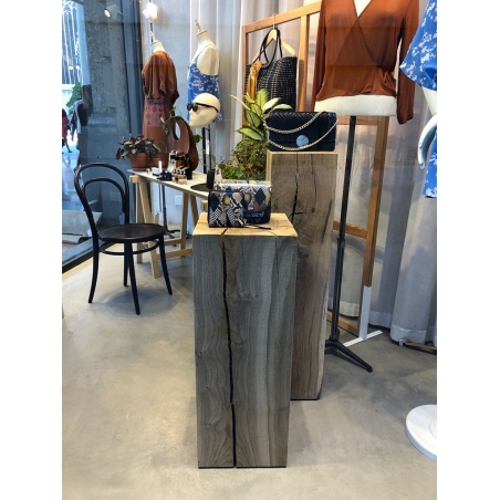 Socle bois de chêne | colonne de chêne | pilier de chêne