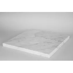 Top marbre blanc (Carrara, 20mm), 40 x 40 cm
