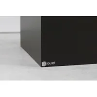 Socle MDF noir brillant / | Colonne noir décorative | Pilier noir