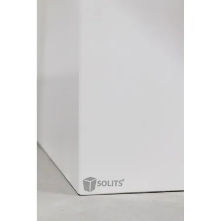 Socle MDF blanc satiné | Colonne blanc décorative | Pilier blanc
