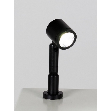spot LED sur tige par piÃ¨ce, type 9, 1W, couleur argent (installation comprise)