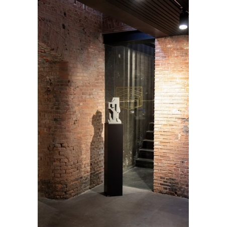 socle noir, 30 x 30 x 80 cm (lxLxh)