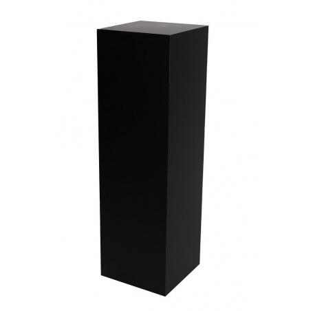 Socle MDF noir satiné / | Colonne noir décorative | Pilier noir
