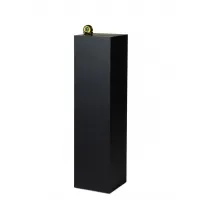Socle MDF noir satiné / | Colonne noir décorative | Pilier noir