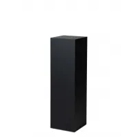 Socle MDF noir satiné / | Colonne noir décorative | Pilier noir