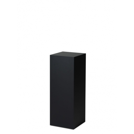 Socle MDF noir satiné / | Colonne noir décorative | Pilier noir