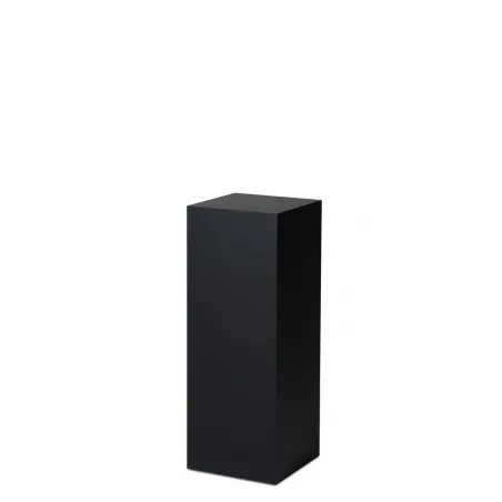 Socle MDF noir satiné / | Colonne noir décorative | Pilier noir