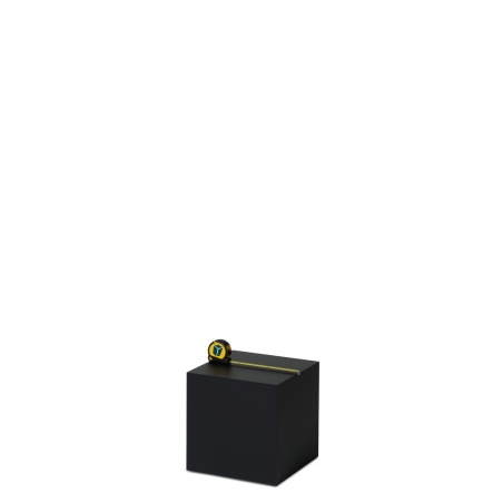 Socle MDF noir satiné / | Colonne noir décorative | Pilier noir
