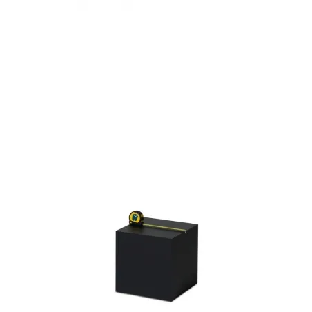 Socle MDF noir satiné / | Colonne noir décorative | Pilier noir