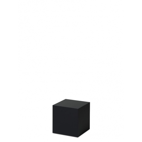 Socle MDF noir satiné / | Colonne noir décorative | Pilier noir