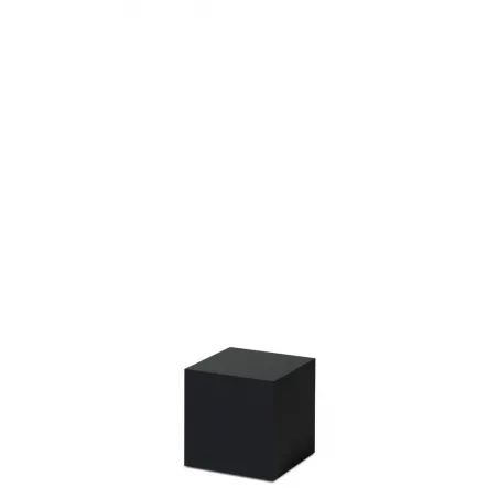 Socle MDF noir satiné / | Colonne noir décorative | Pilier noir
