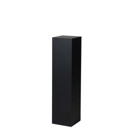 Socle MDF noir satiné / | Colonne noir décorative | Pilier noir