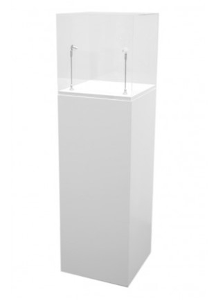 Socle avec vitrine cloche