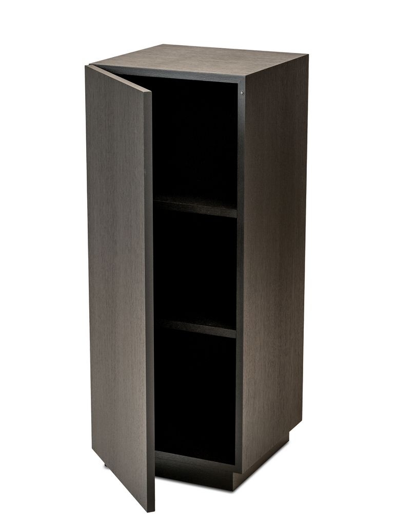 Socle armoire placage de chêne noir