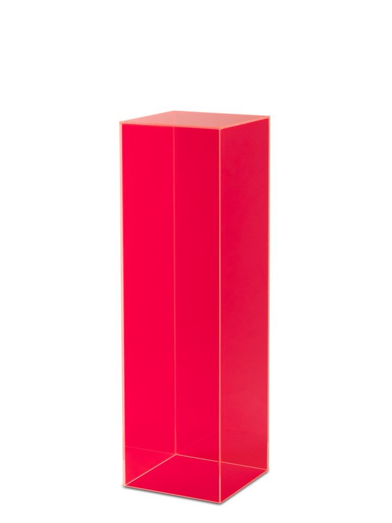 Socle plexiglas couleur