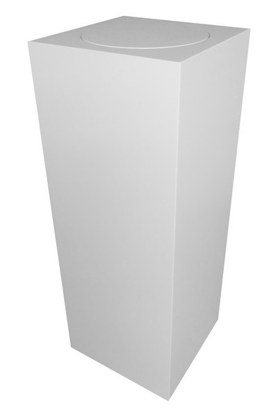 Socle avec plateau tournant